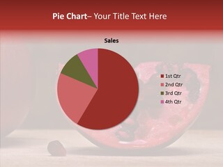 Slice Healthy Pink PowerPoint Template