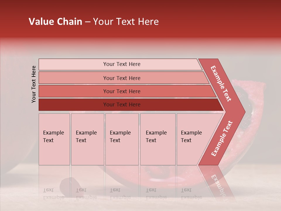 Slice Healthy Pink PowerPoint Template