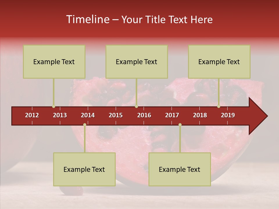 Slice Healthy Pink PowerPoint Template