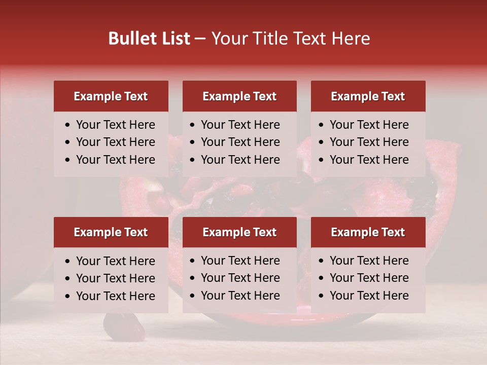 Slice Healthy Pink PowerPoint Template