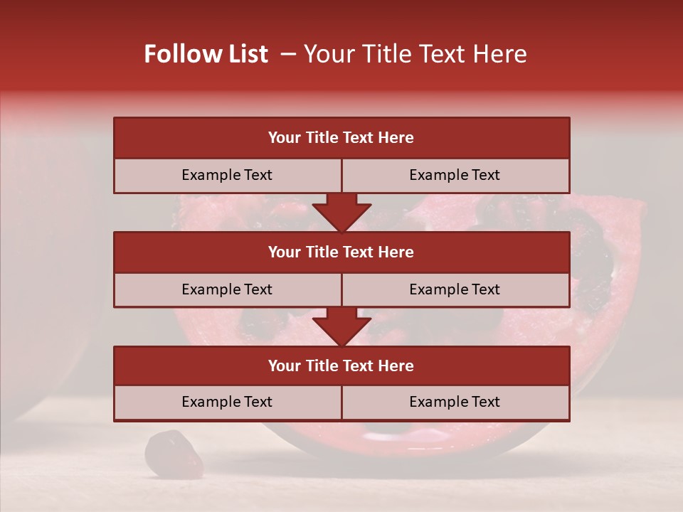 Slice Healthy Pink PowerPoint Template