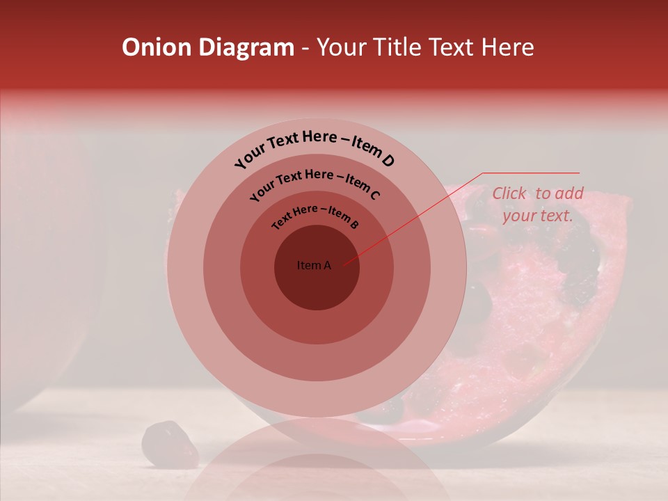 Slice Healthy Pink PowerPoint Template