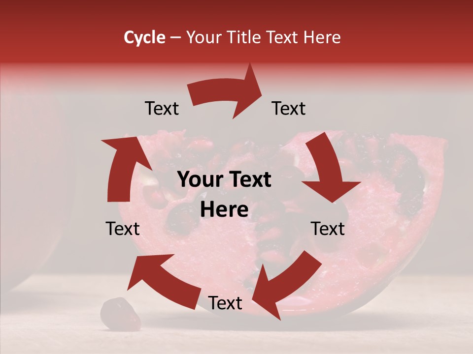 Slice Healthy Pink PowerPoint Template