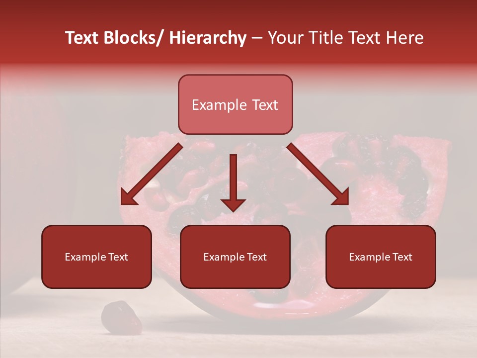 Slice Healthy Pink PowerPoint Template