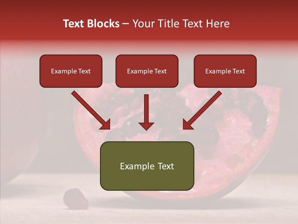 Slice Healthy Pink PowerPoint Template