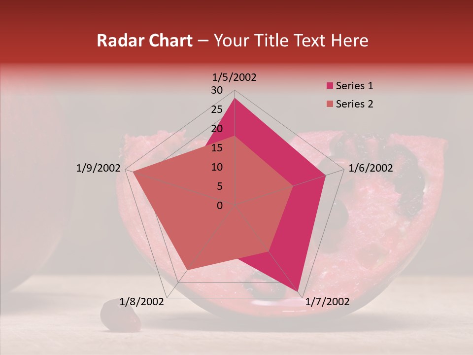 Slice Healthy Pink PowerPoint Template