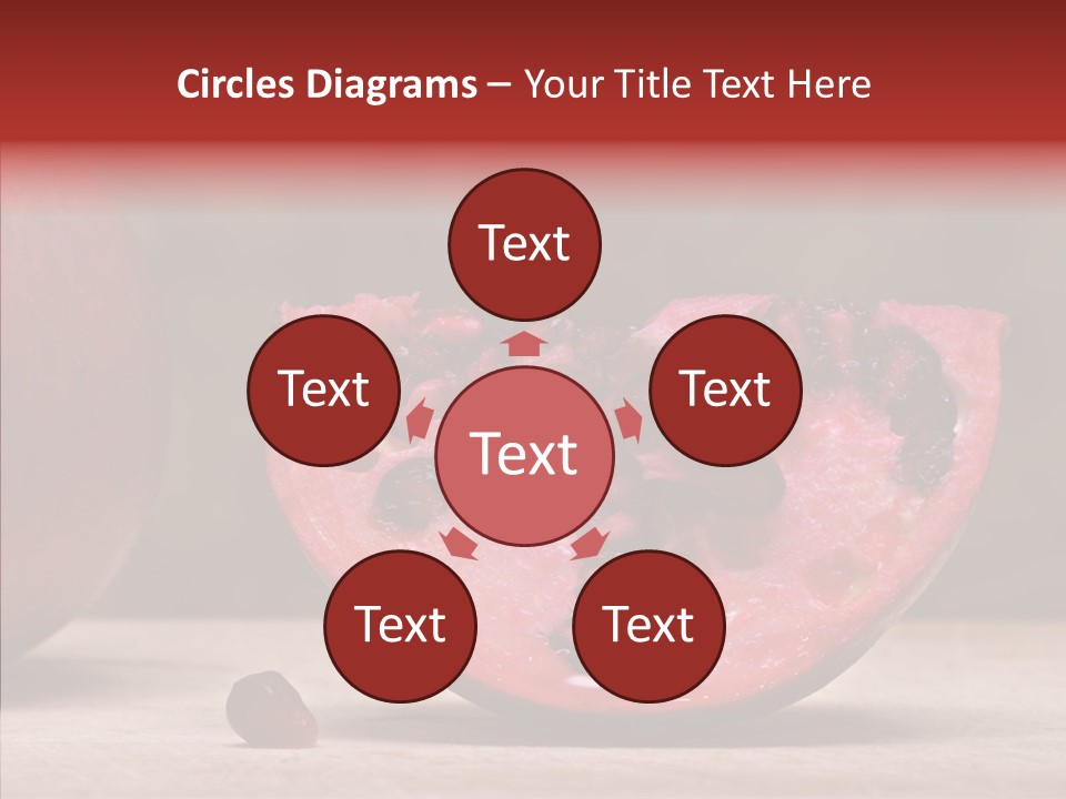 Slice Healthy Pink PowerPoint Template