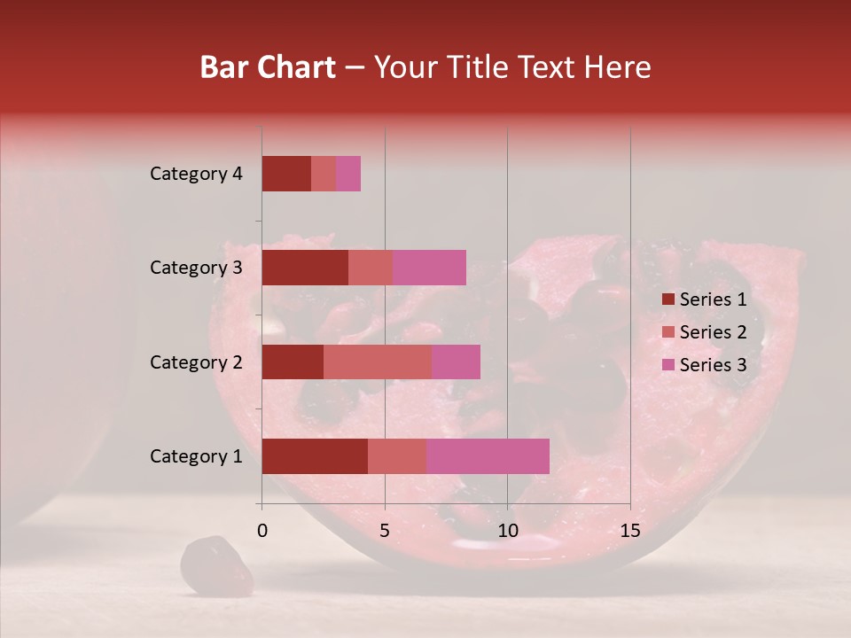 Slice Healthy Pink PowerPoint Template