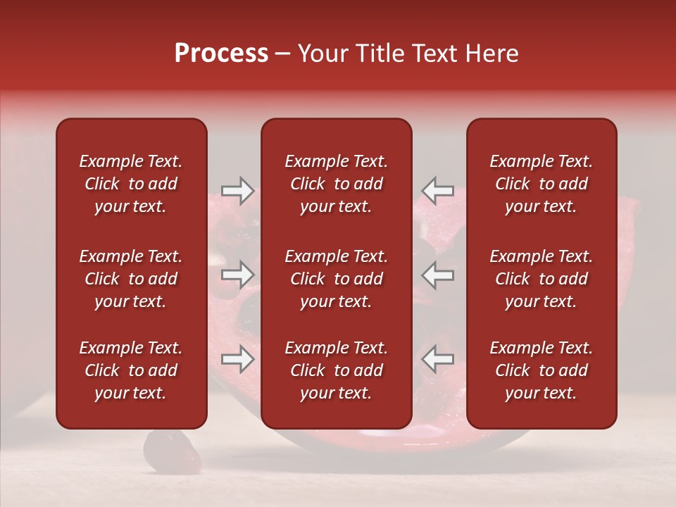Slice Healthy Pink PowerPoint Template