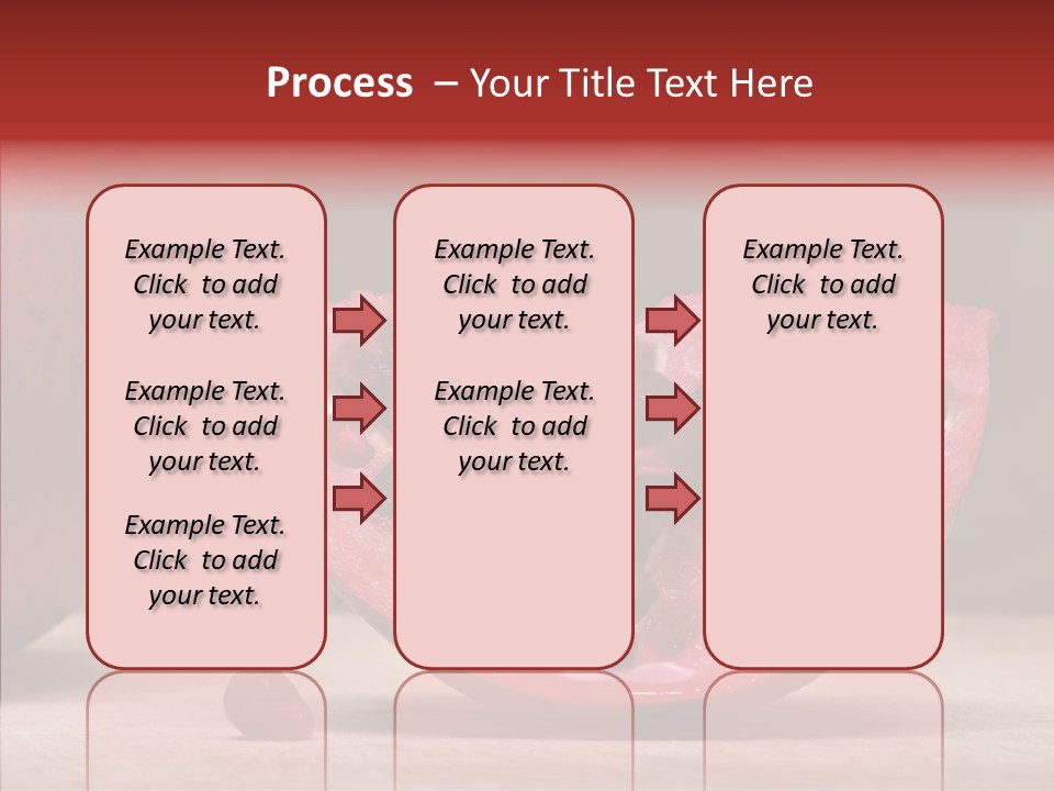 Slice Healthy Pink PowerPoint Template