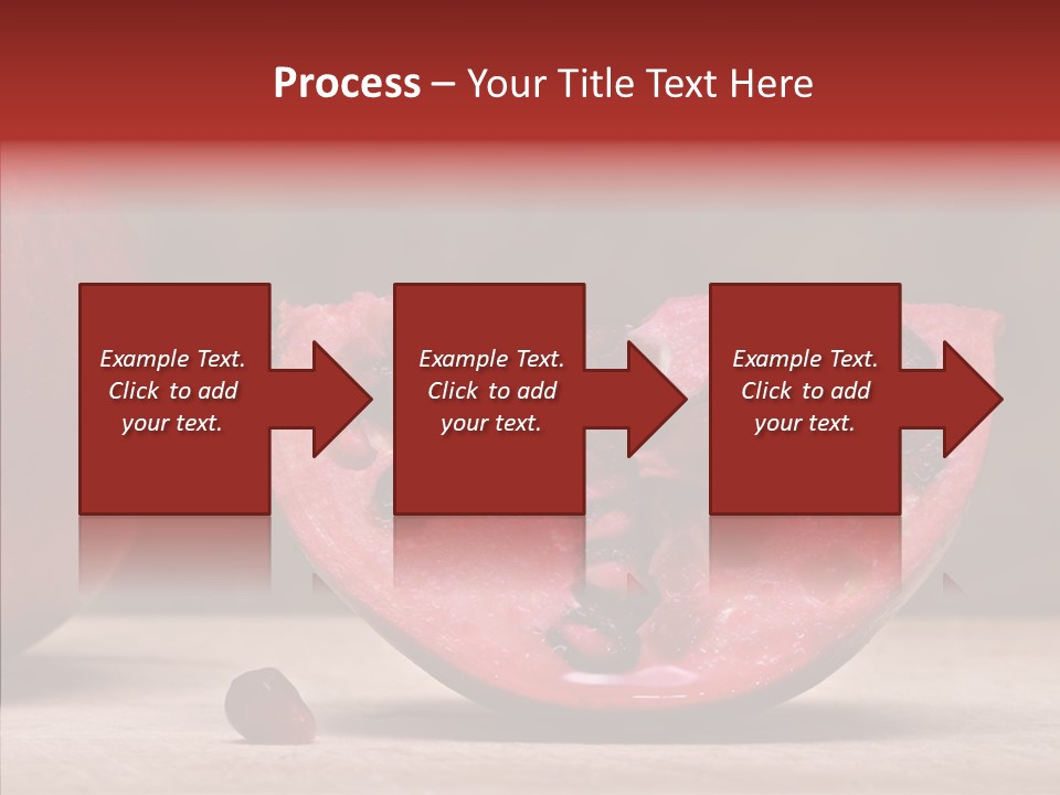 Slice Healthy Pink PowerPoint Template