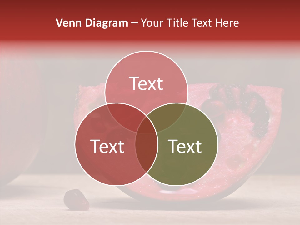 Slice Healthy Pink PowerPoint Template