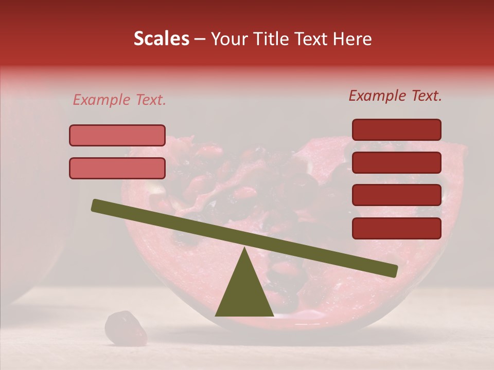 Slice Healthy Pink PowerPoint Template