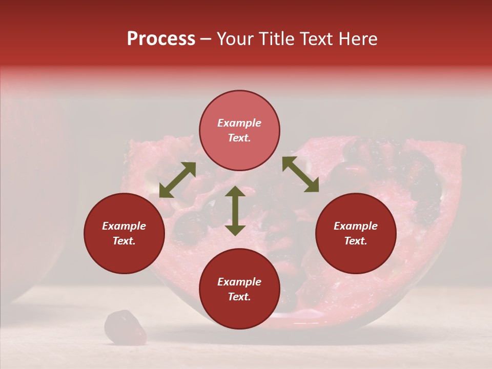 Slice Healthy Pink PowerPoint Template