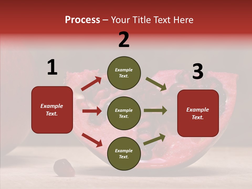 Slice Healthy Pink PowerPoint Template