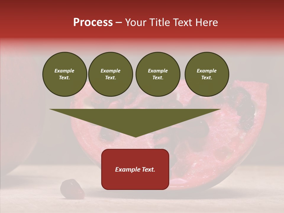 Slice Healthy Pink PowerPoint Template