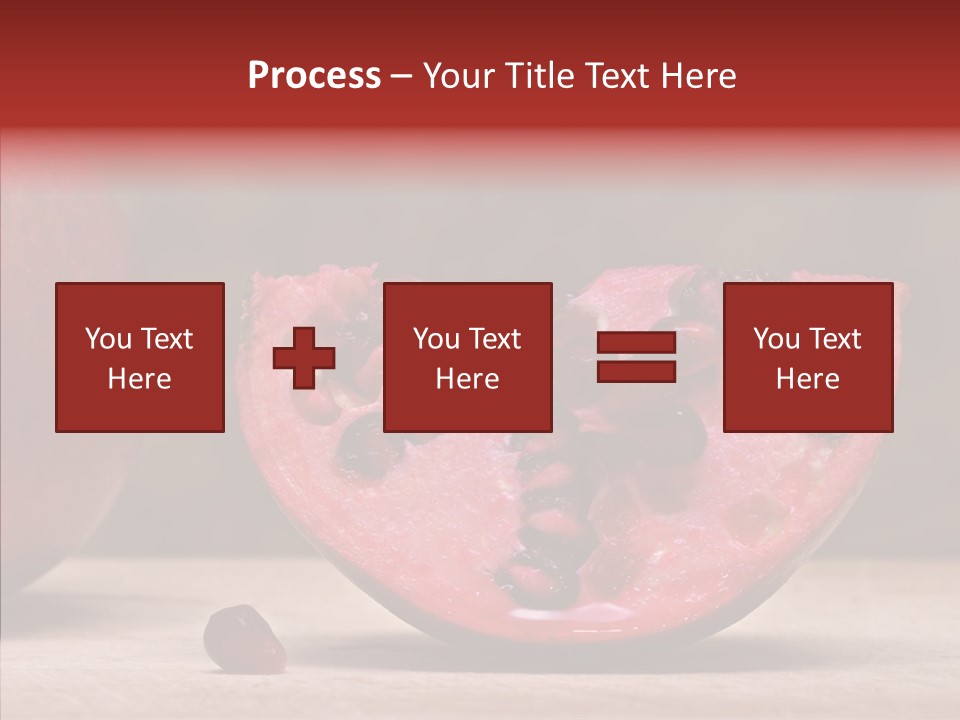 Slice Healthy Pink PowerPoint Template