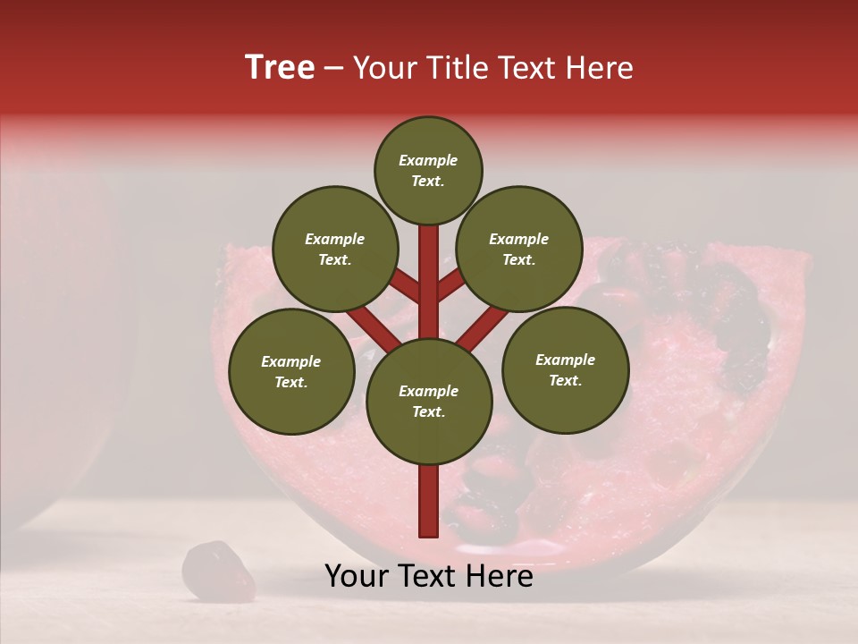 Slice Healthy Pink PowerPoint Template