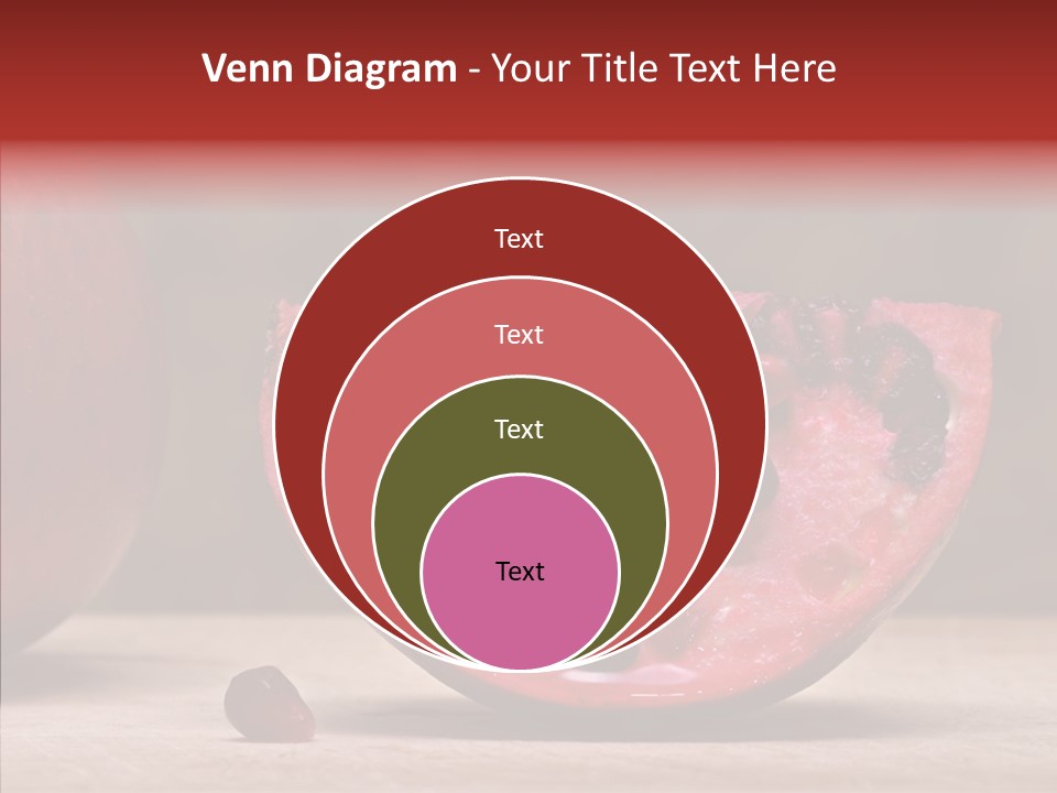 Slice Healthy Pink PowerPoint Template