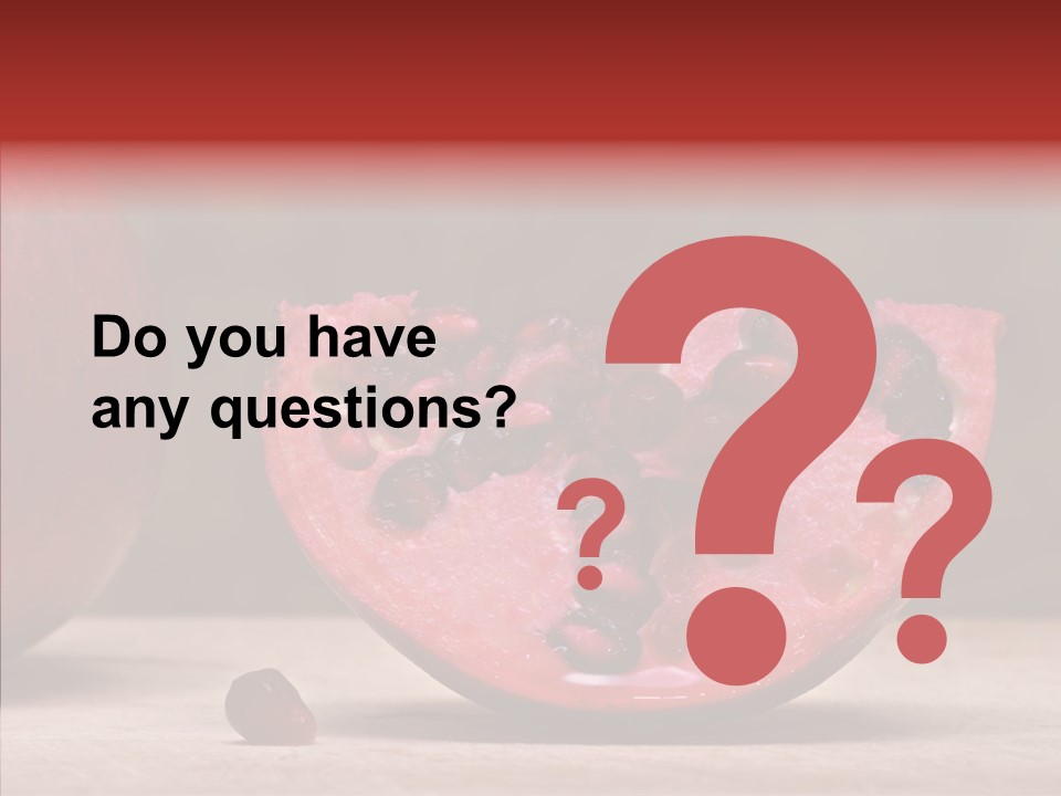 Slice Healthy Pink PowerPoint Template