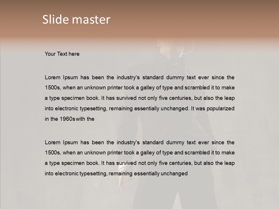 Adult Secrecy Gangster PowerPoint Template