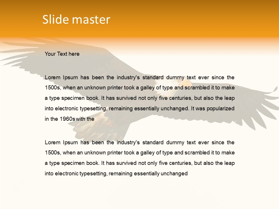 American Speed Soar PowerPoint Template