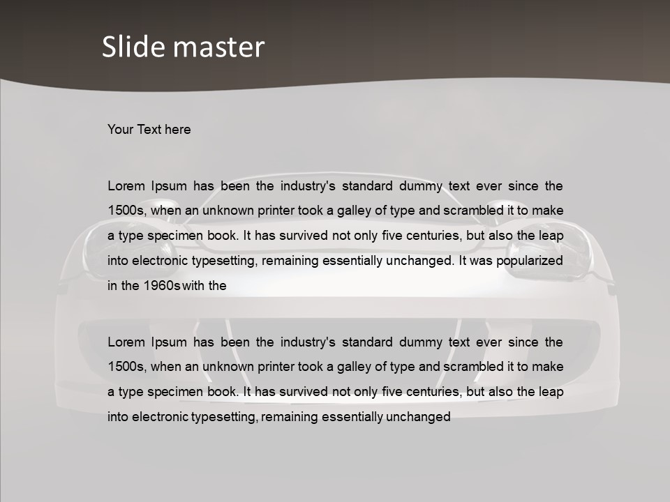 Copy Luxury Copyspace PowerPoint Template