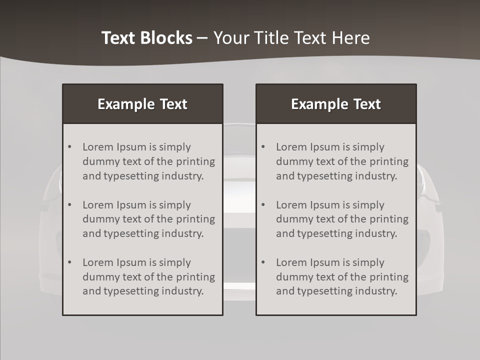 Copy Luxury Copyspace PowerPoint Template