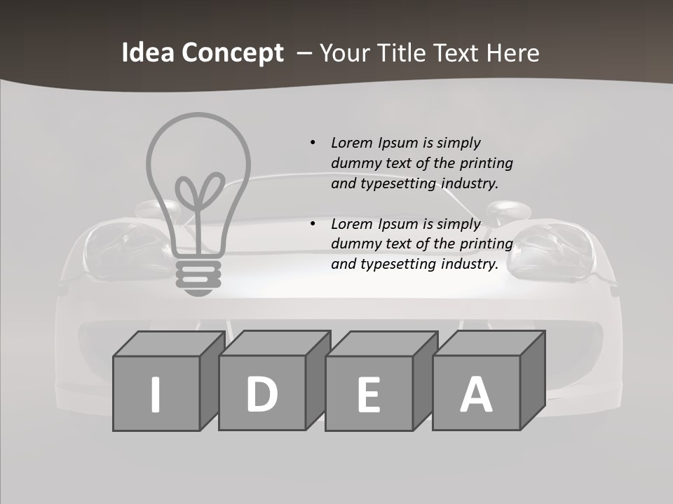 Copy Luxury Copyspace PowerPoint Template