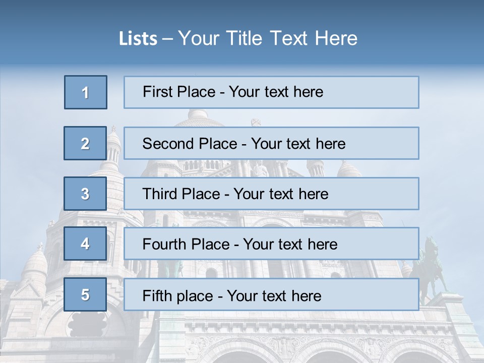 Construction Landmark Holiday PowerPoint Template