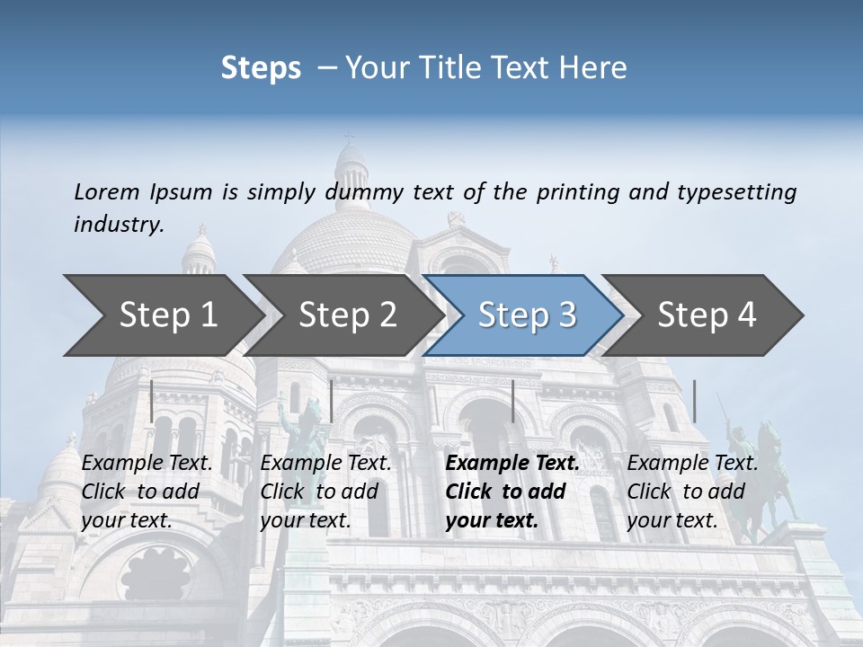 Construction Landmark Holiday PowerPoint Template