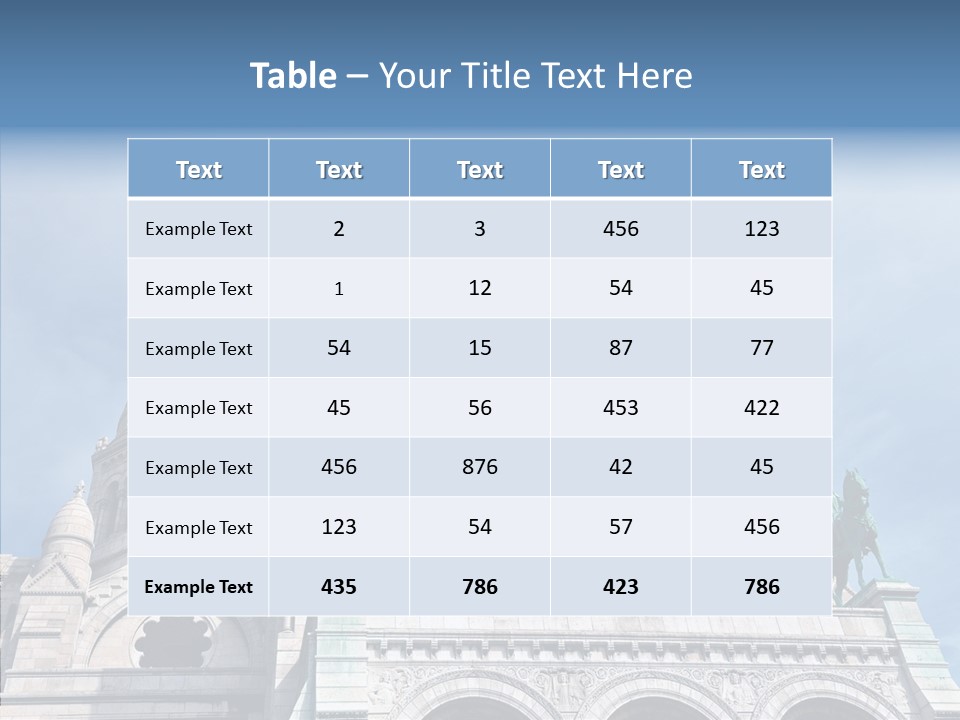 Construction Landmark Holiday PowerPoint Template