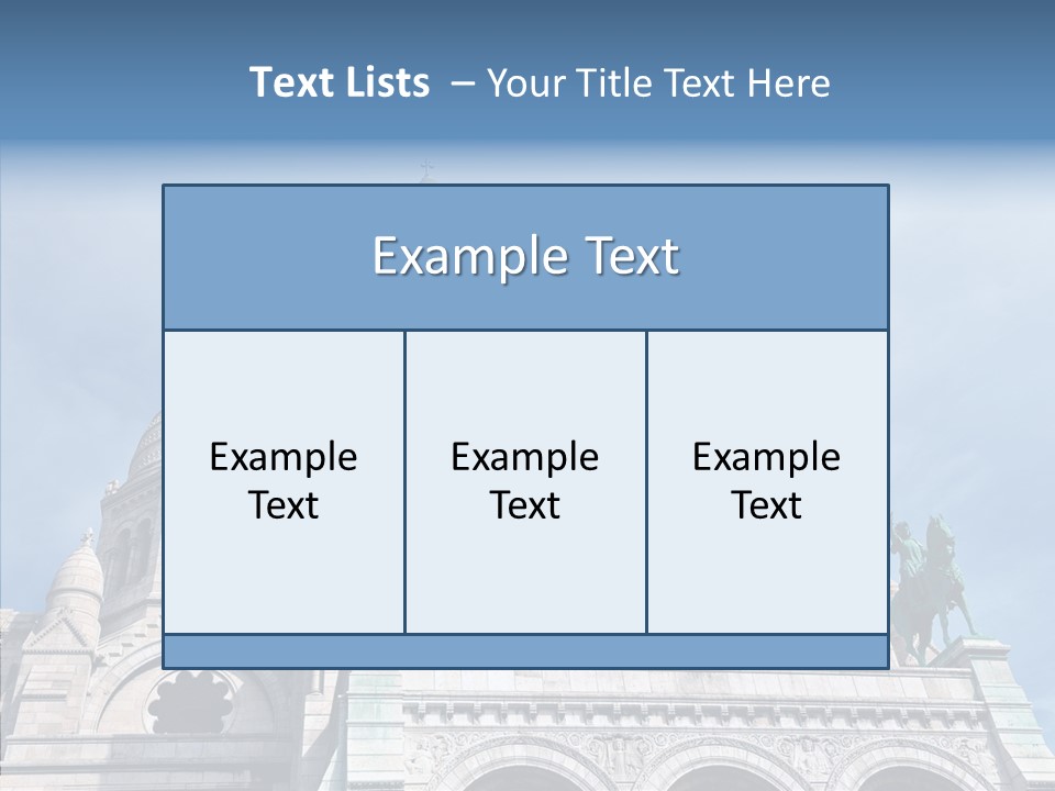Construction Landmark Holiday PowerPoint Template