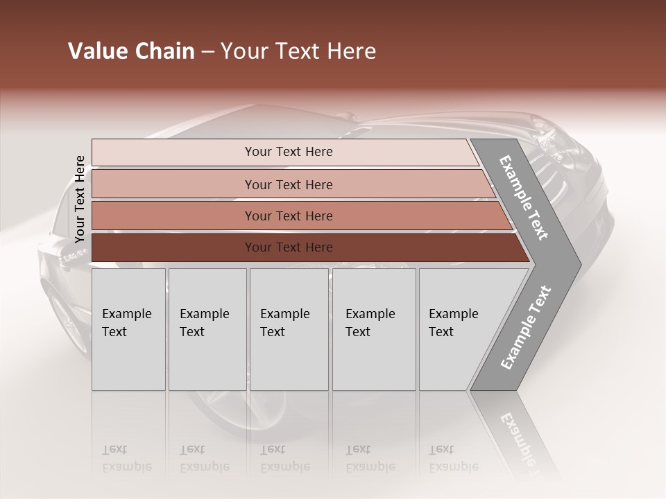 Motor Silver Mercedes PowerPoint Template