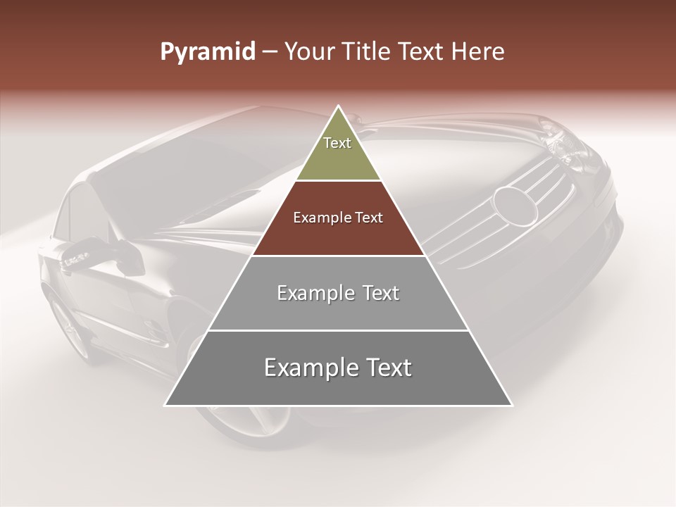 Motor Silver Mercedes PowerPoint Template