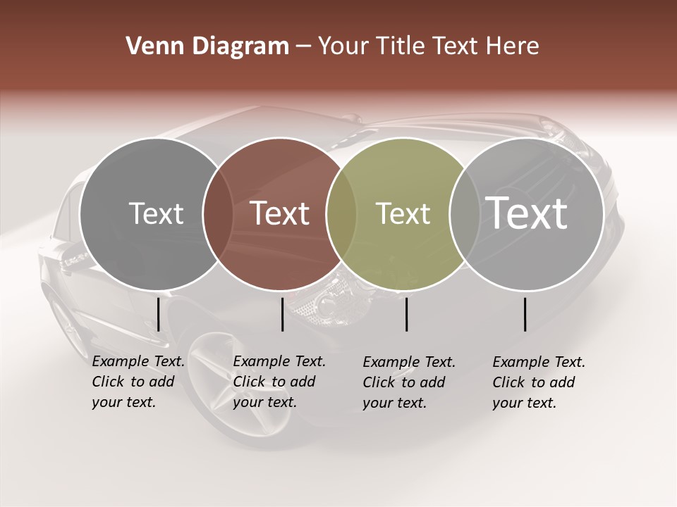 Motor Silver Mercedes PowerPoint Template