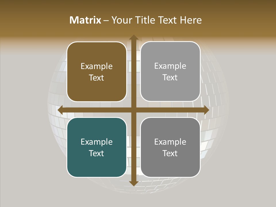 Nightlife Round Night PowerPoint Template