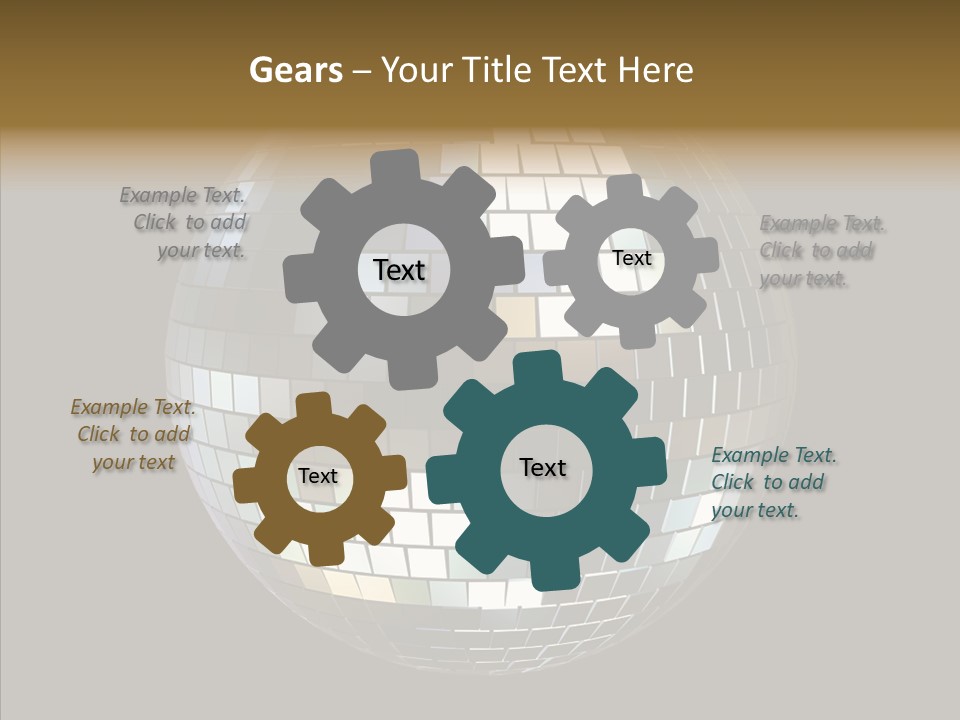 Nightlife Round Night PowerPoint Template