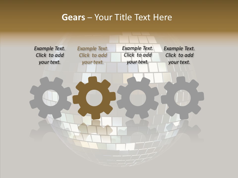 Nightlife Round Night PowerPoint Template