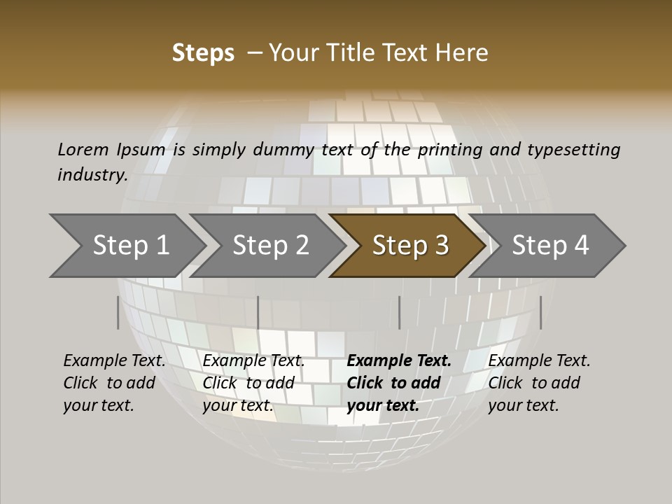 Nightlife Round Night PowerPoint Template