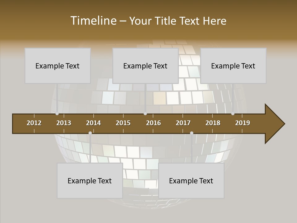 Nightlife Round Night PowerPoint Template