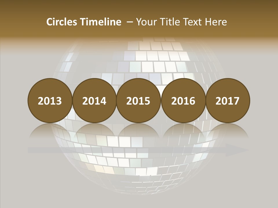 Nightlife Round Night PowerPoint Template