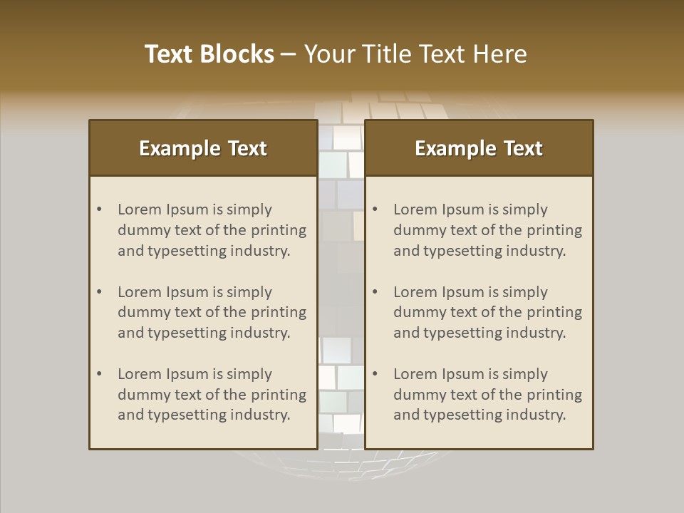 Nightlife Round Night PowerPoint Template