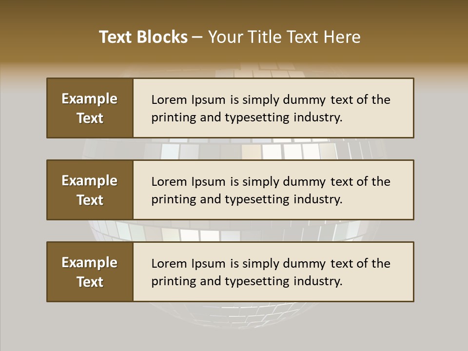 Nightlife Round Night PowerPoint Template