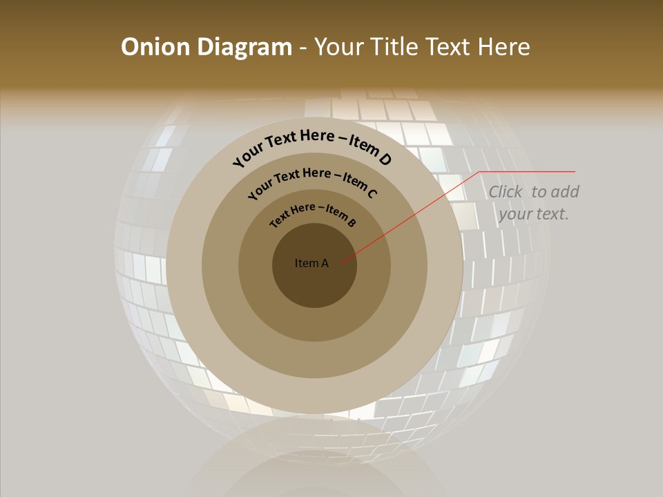 Nightlife Round Night PowerPoint Template