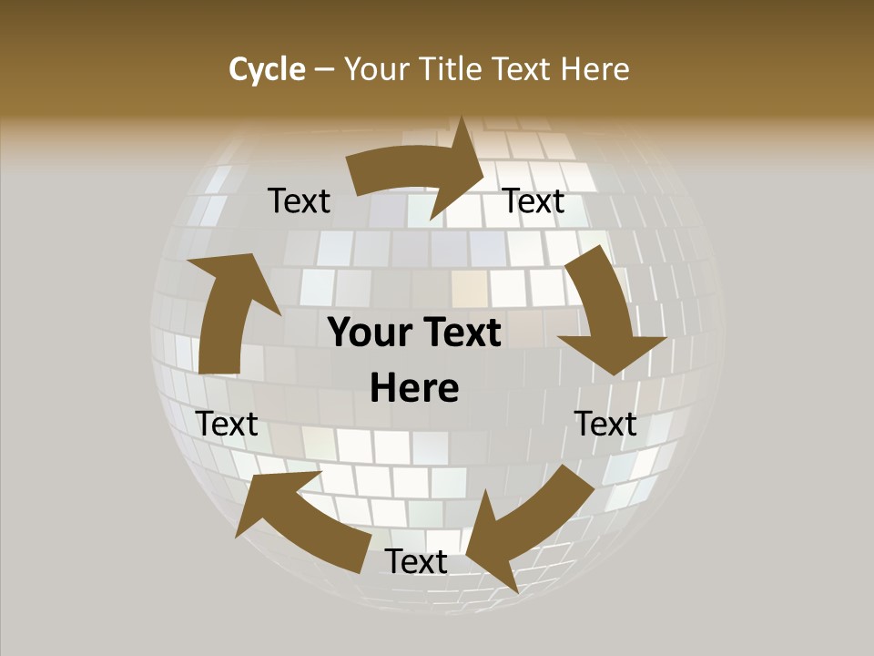 Nightlife Round Night PowerPoint Template