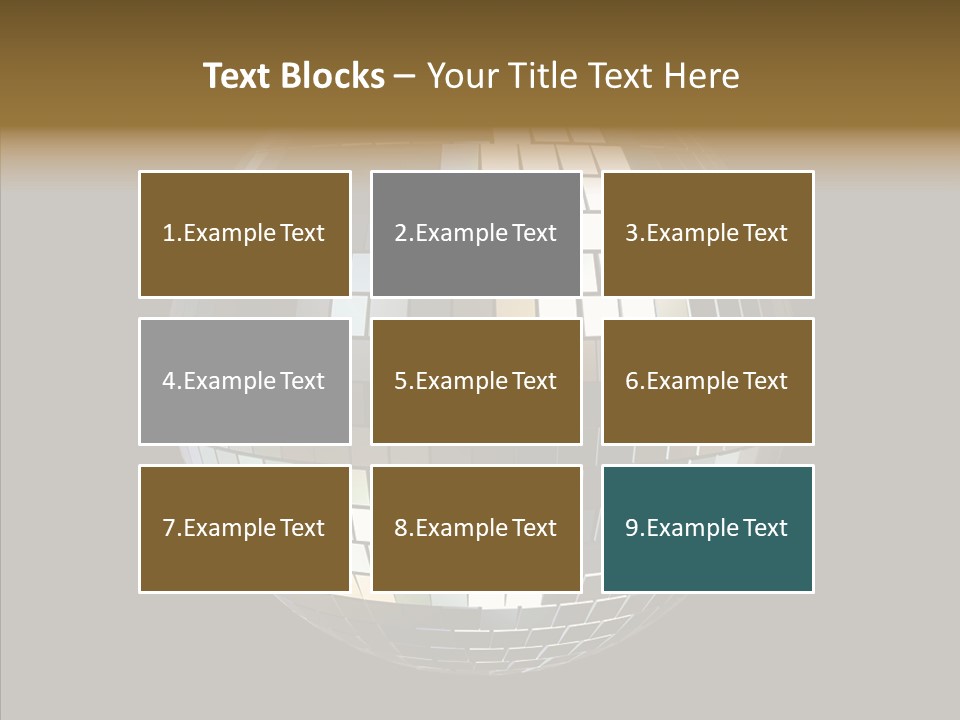 Nightlife Round Night PowerPoint Template