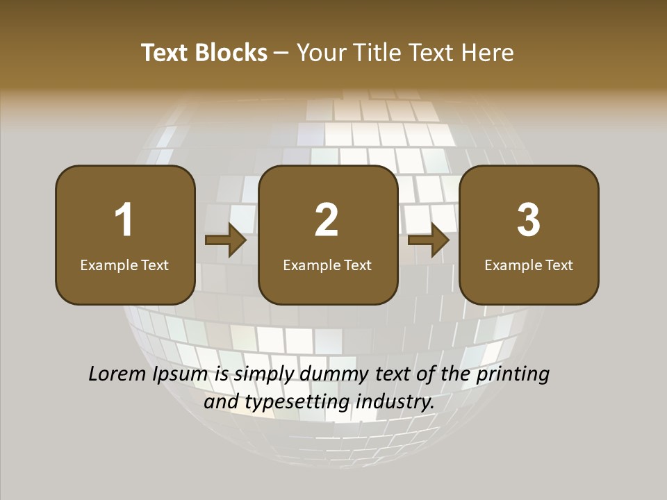 Nightlife Round Night PowerPoint Template