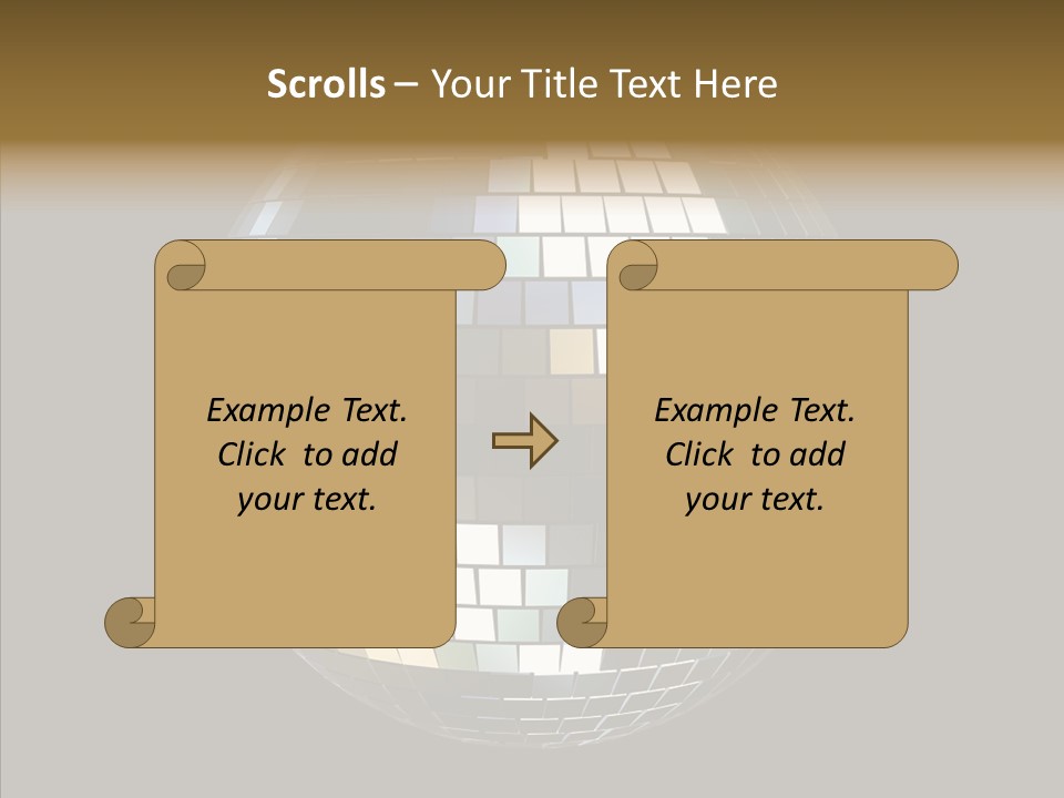 Nightlife Round Night PowerPoint Template