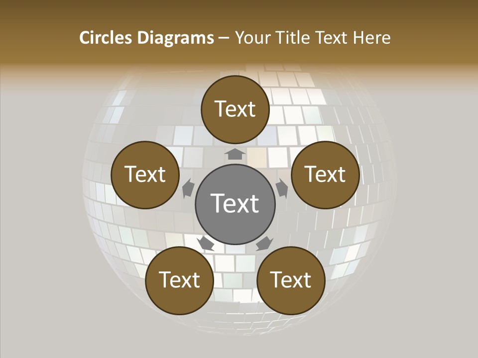 Nightlife Round Night PowerPoint Template